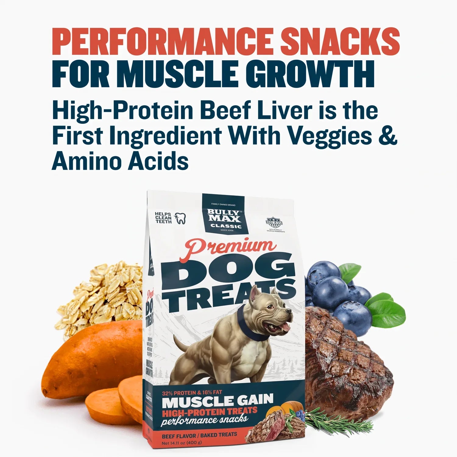 CLASSIC PREMIUM BEEF DOG TREATS