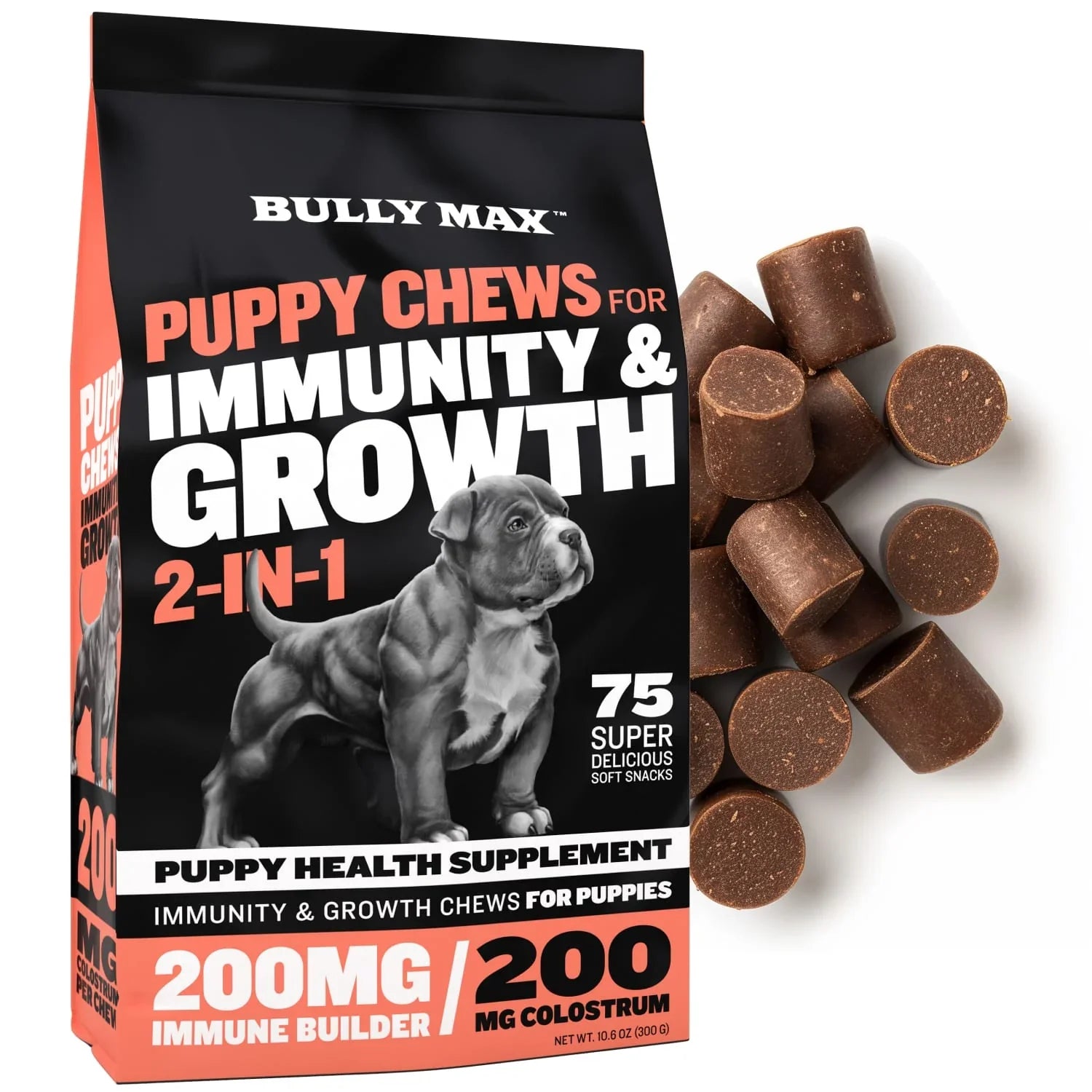 PUPPY CHEWS FOR IMMUNITY & GROWTH