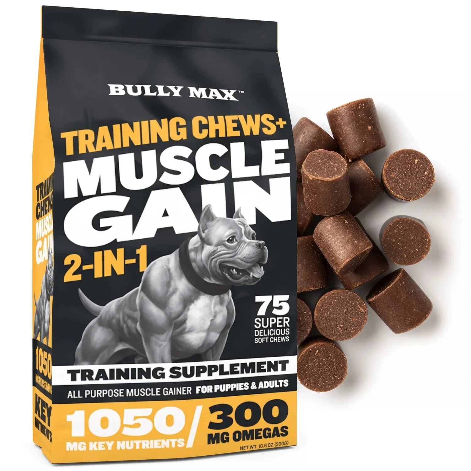 TRAINING CHEWS FOR MUSCLE GAIN