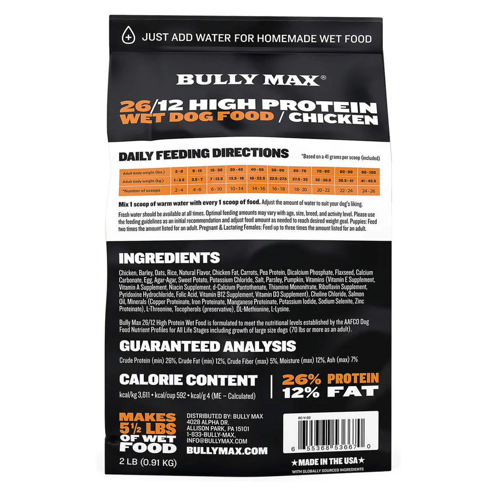 26/12 HIGH PROTEIN WET DOG FOOD