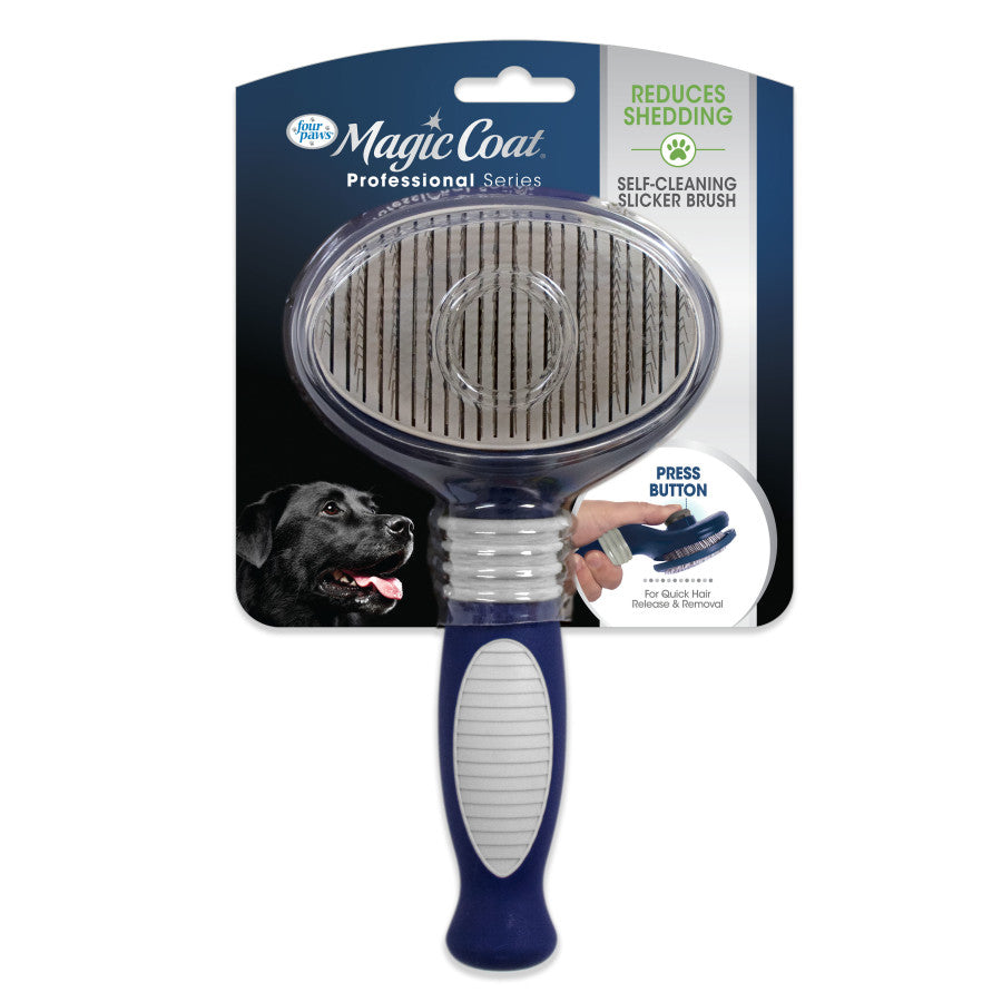 Self-Cleaning Slicker Brush