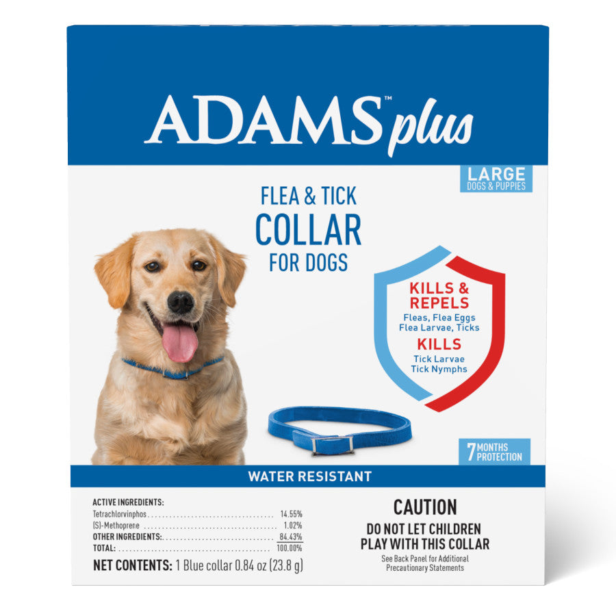 Plus Flea & Tick Collar for Dogs, Large
