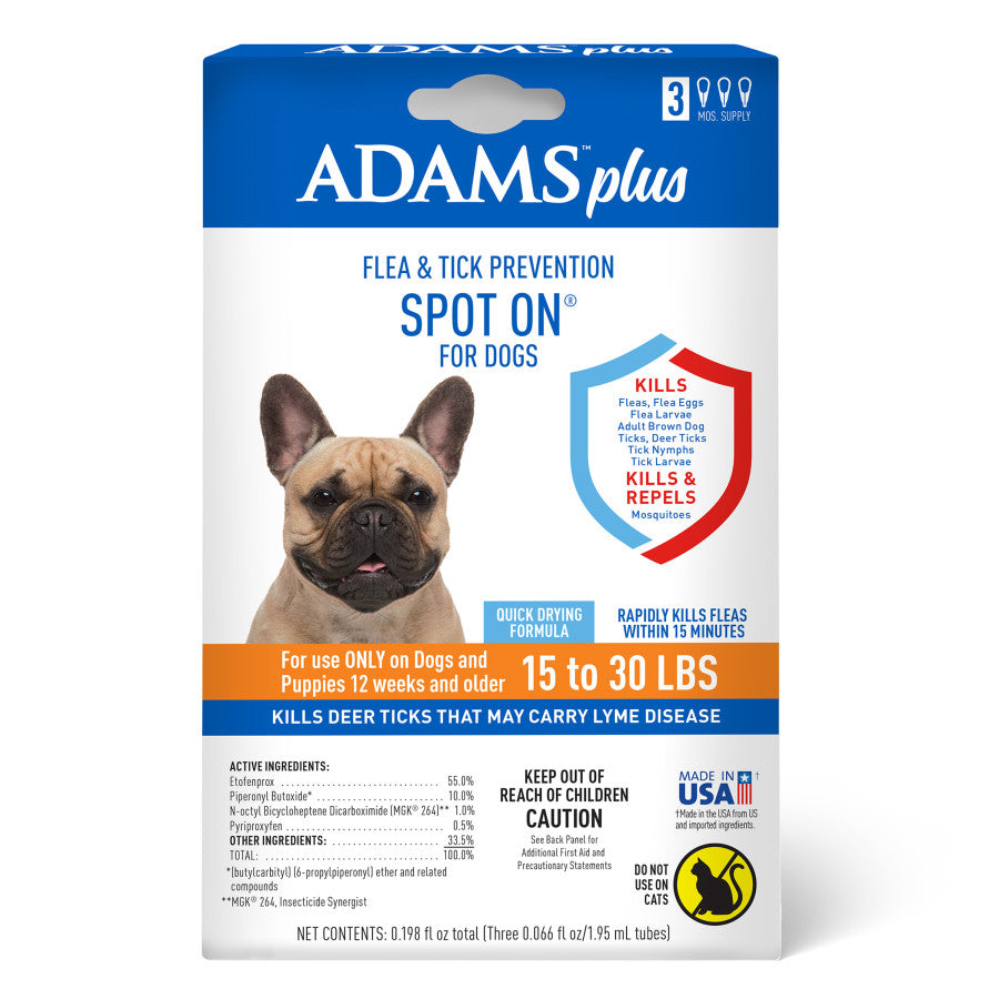 Plus Flea & Tick Prevention Spot On for Dogs