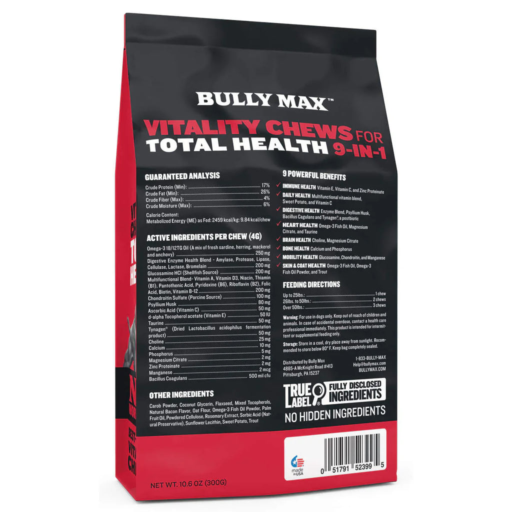 VITALITY CHEWS FOR IMMUNITY & HEALTH