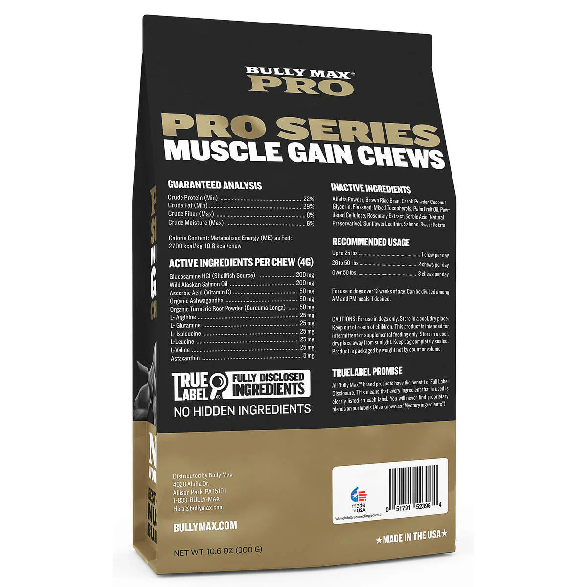 PRO SERIES POWER CHEWS FOR MUSCLE GAIN
