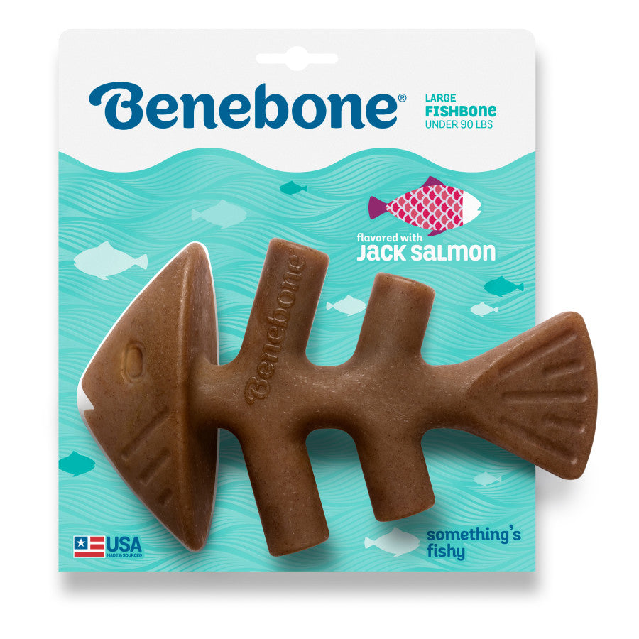 Fishbone Dog Chew Toy