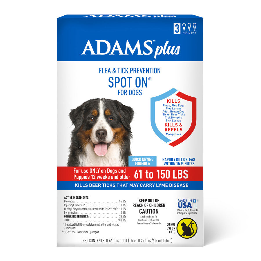 Plus Flea & Tick Prevention Spot On for Dogs