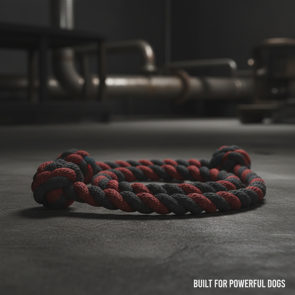 Shortboy industrial strength tug rope for bully breeds