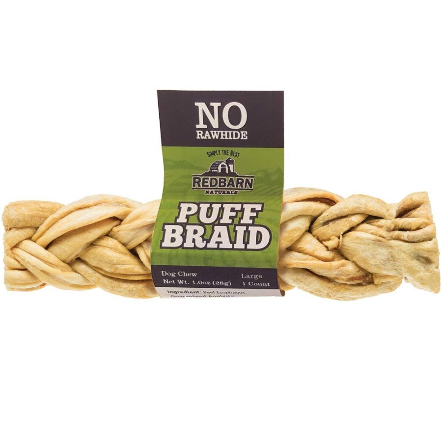 Puff Braid Dog Treat