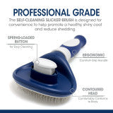 Self-Cleaning Slicker Brush