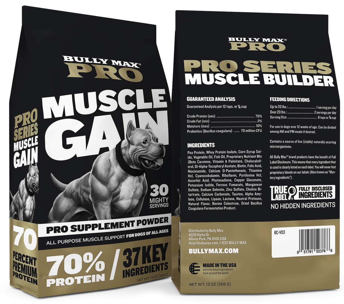 PRO SERIES MUSCLE GAIN SUPPLEMENT POWDER