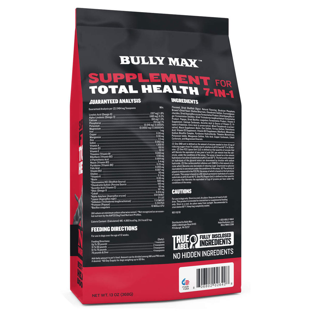 SUPPLEMENT FOR TOTAL HEALTH