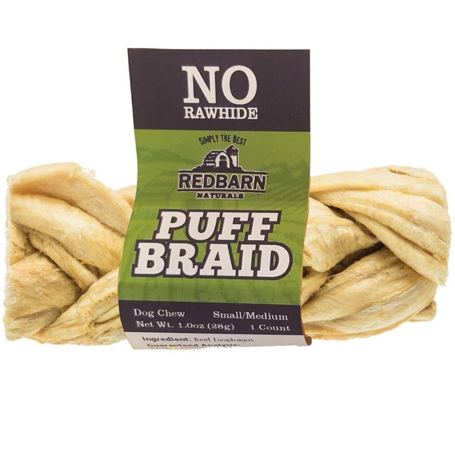 Puff Braid Dog Treat